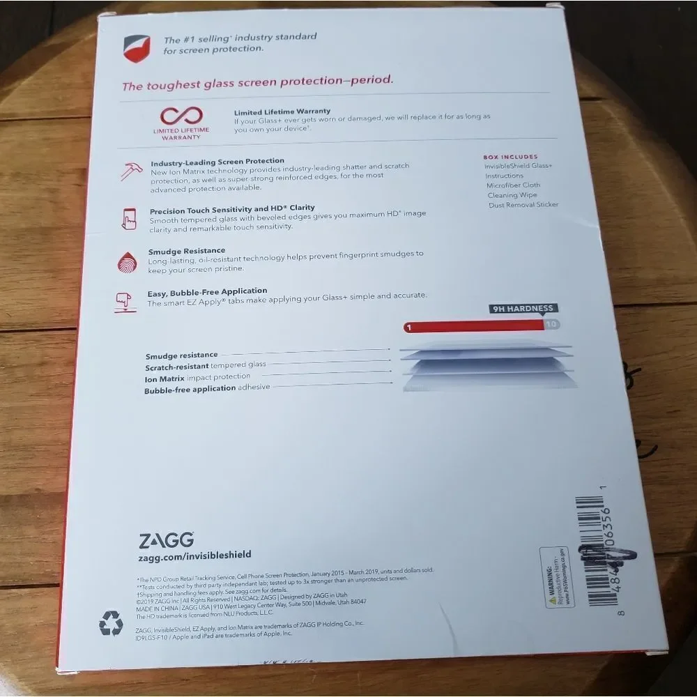 Zagg Invisible Shield Scratch Protection